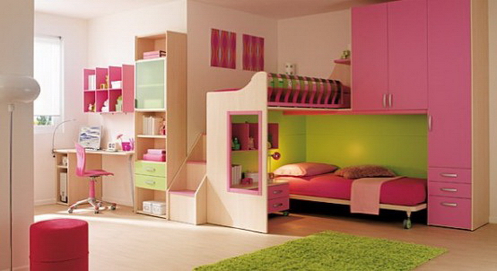 Спальня для девченки - 100 вариантов на хоть какой вкус - прокрутите в голове дизайн сами! фото - дизайн детской